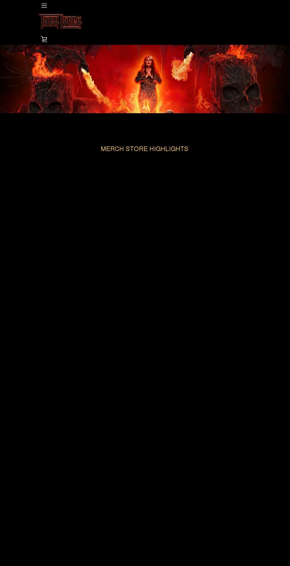 taralynch.com shopify website screenshot