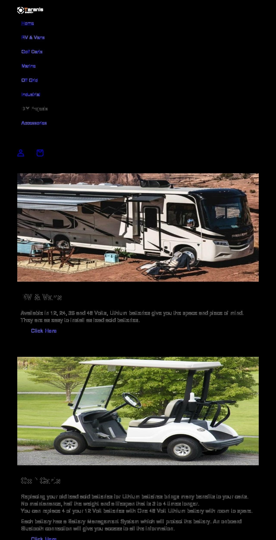 taranise.com shopify website screenshot
