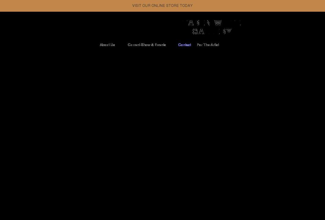 tarenwhitegallery.com shopify website screenshot