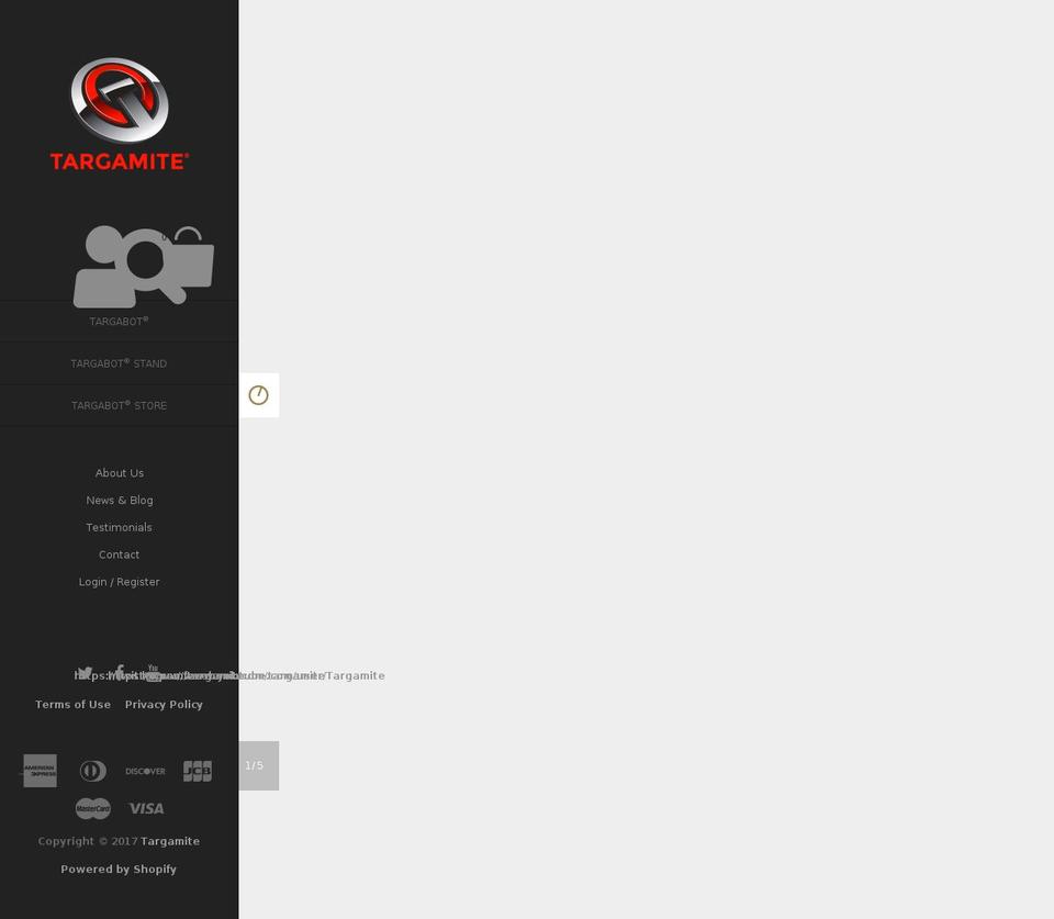 targamight.com shopify website screenshot