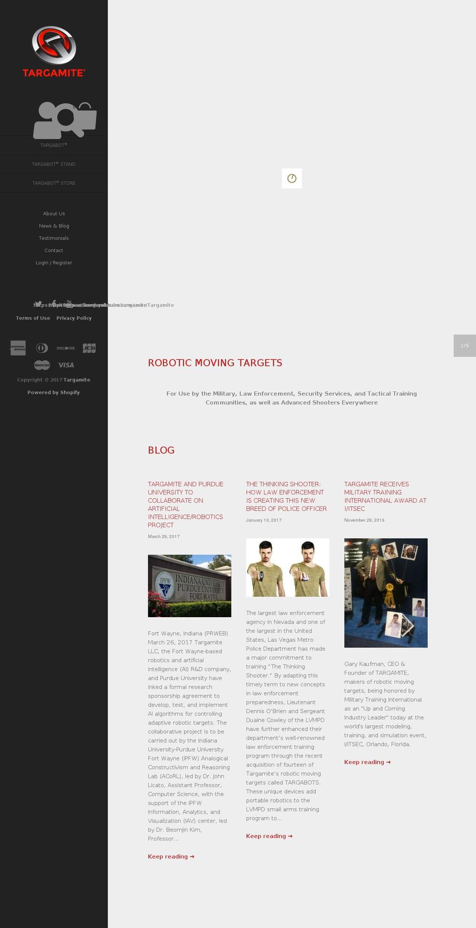 targetmite.com shopify website screenshot