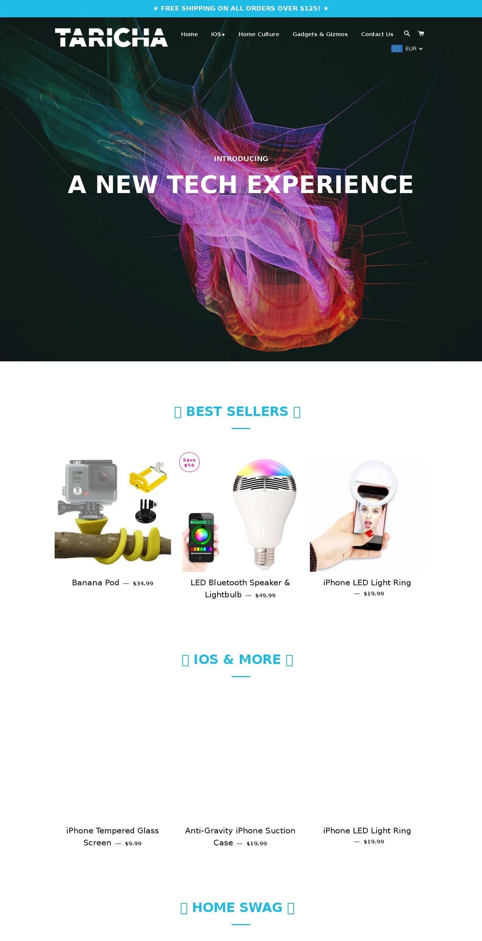 taricha.com — Shopify storefront screenshot