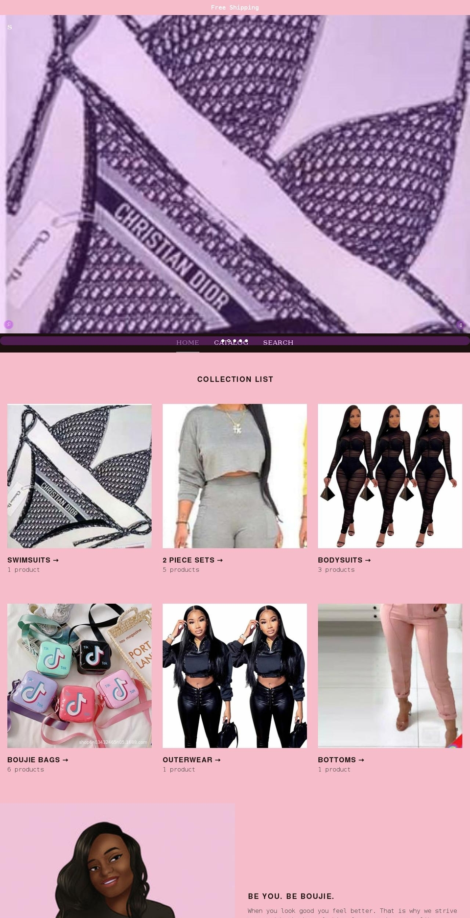 tariraboujiecollection.com shopify website screenshot