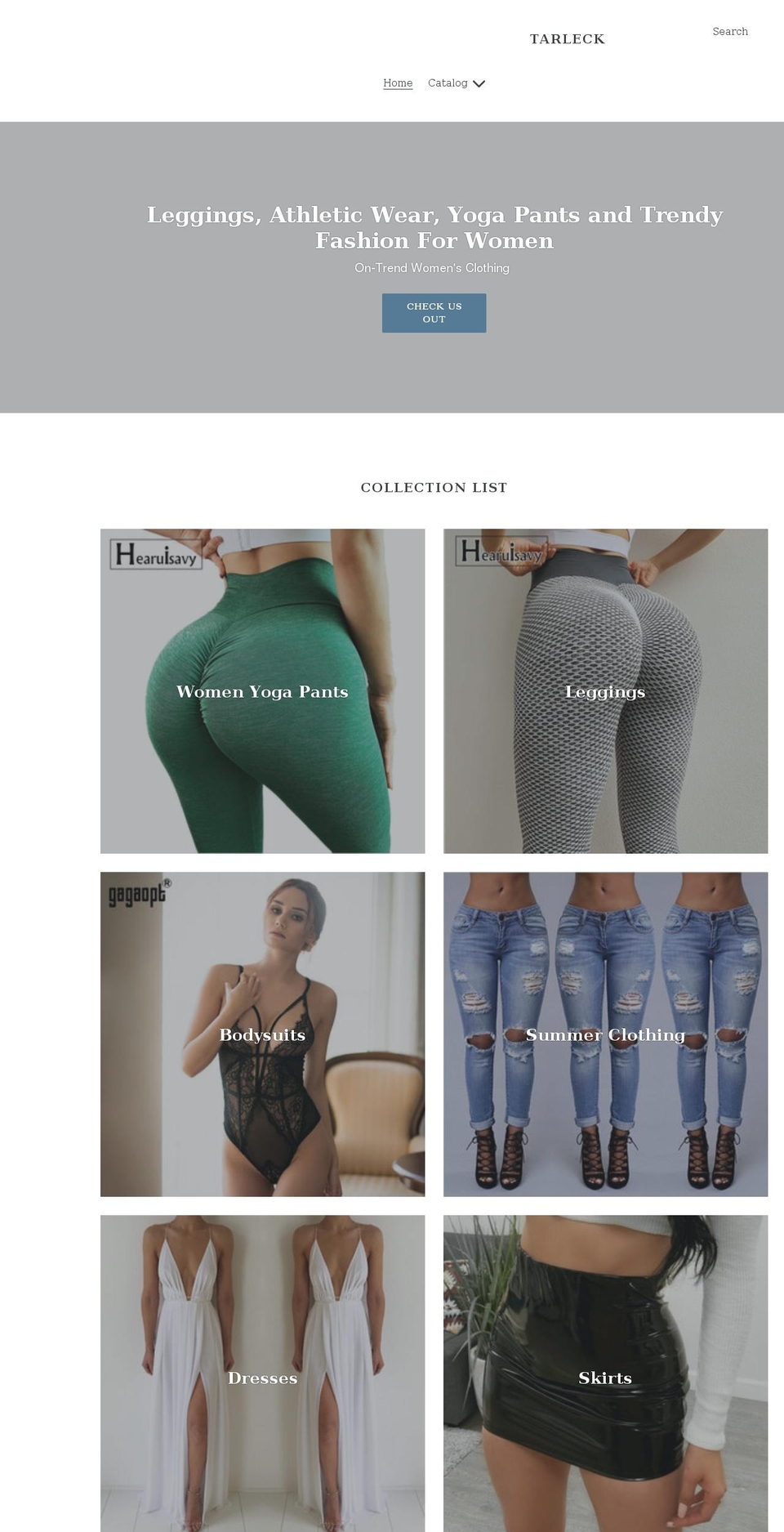 tarleck.com shopify website screenshot