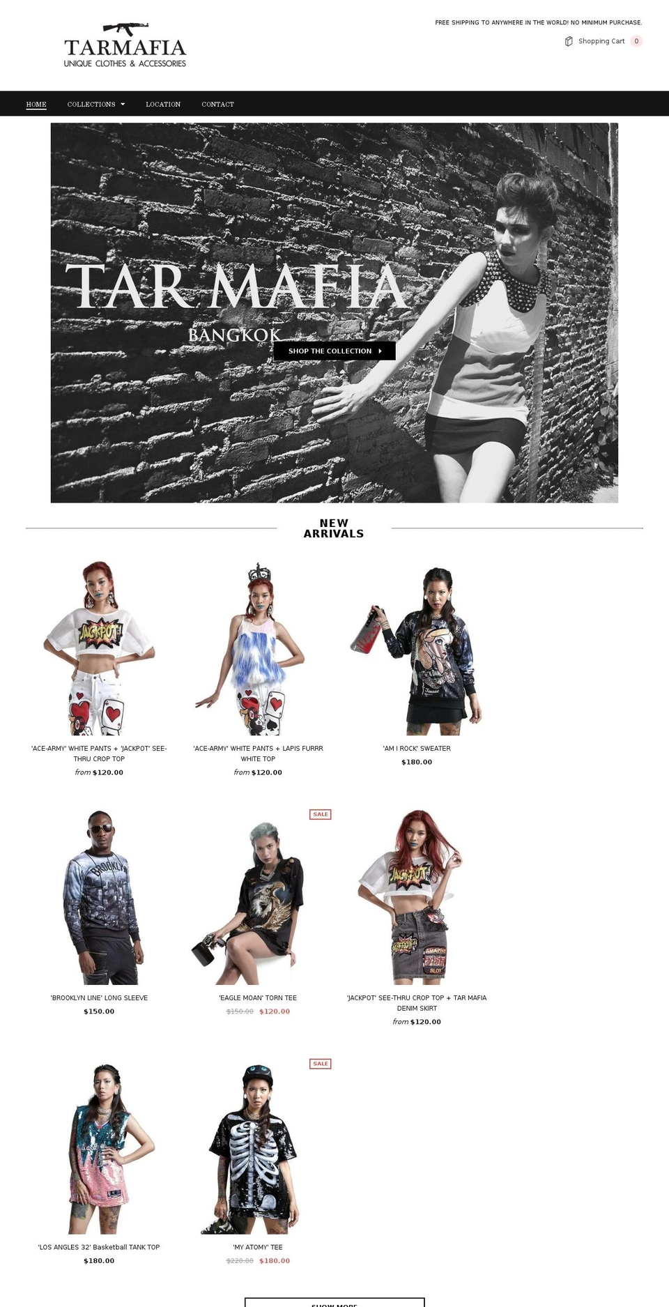 tarmafia.com shopify website screenshot