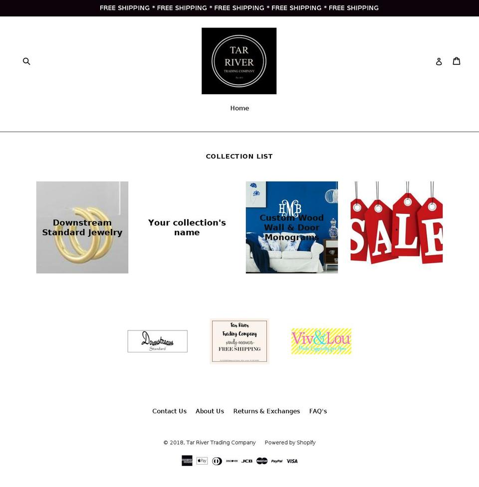 tarrivertradingcompany.com — Shopify storefront screenshot