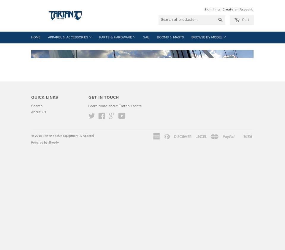 tartanparts.com — Shopify storefront screenshot