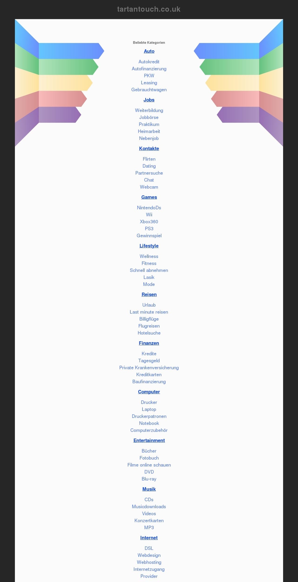tartantouch.co.uk shopify website screenshot