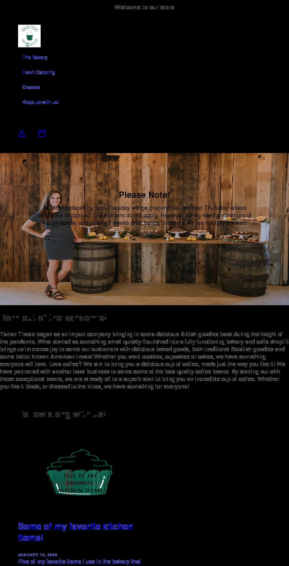 tartantreatsusa.com shopify website screenshot