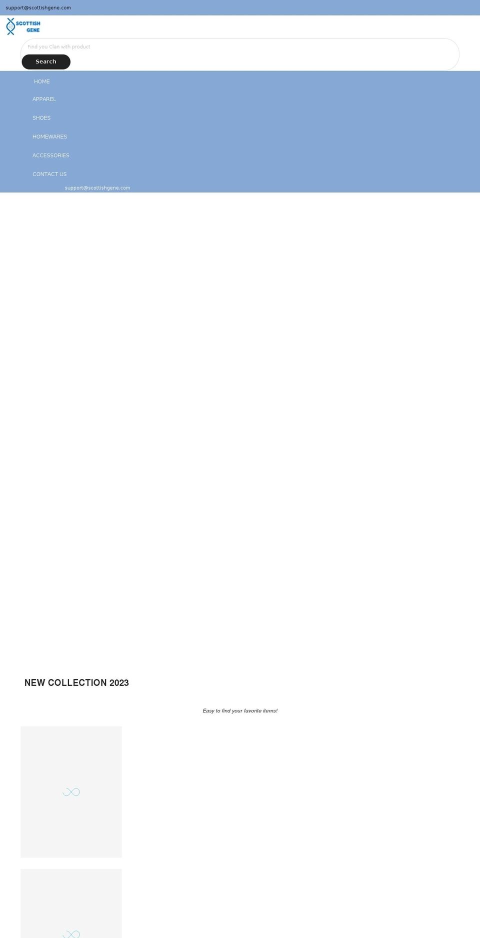 tartanvibes.com shopify website screenshot