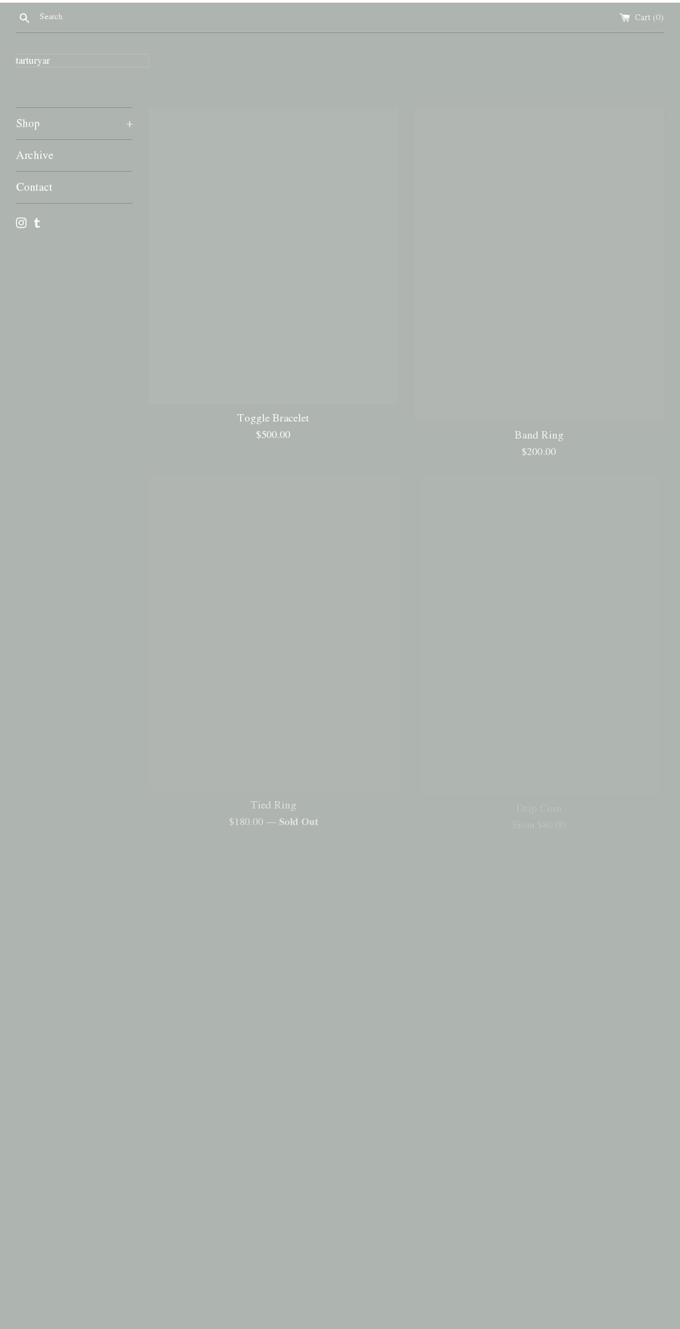 tarturyar.com shopify website screenshot