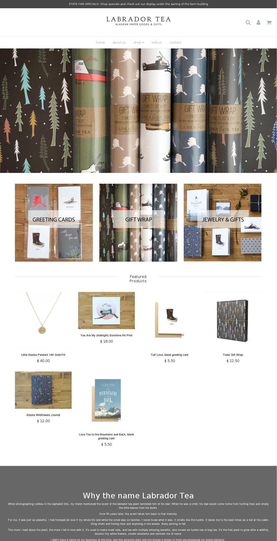 tashaalana.com — Shopify storefront screenshot