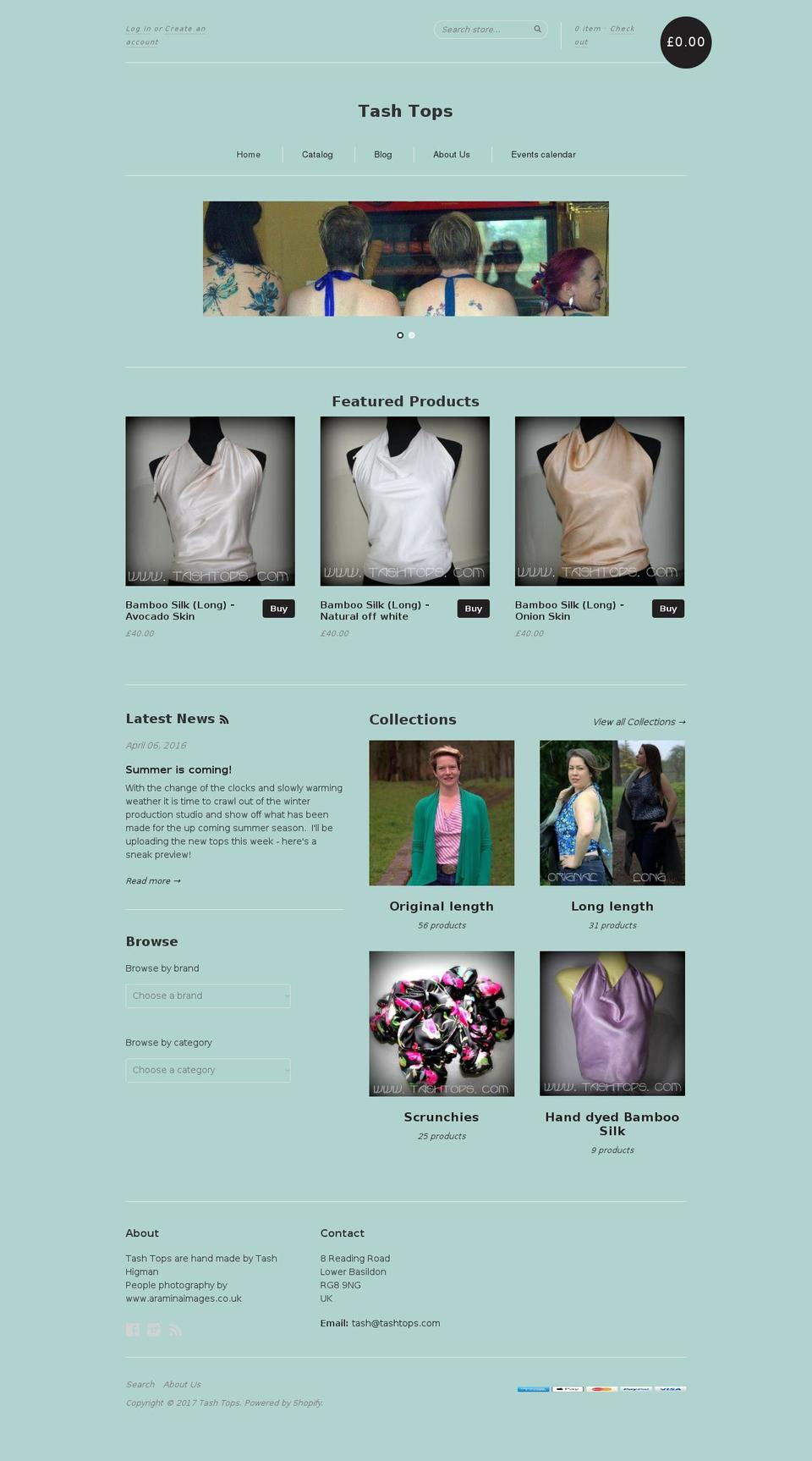 tashtops.biz shopify website screenshot