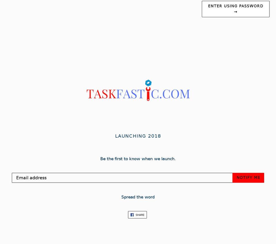 taskfastic.com — Shopify storefront screenshot