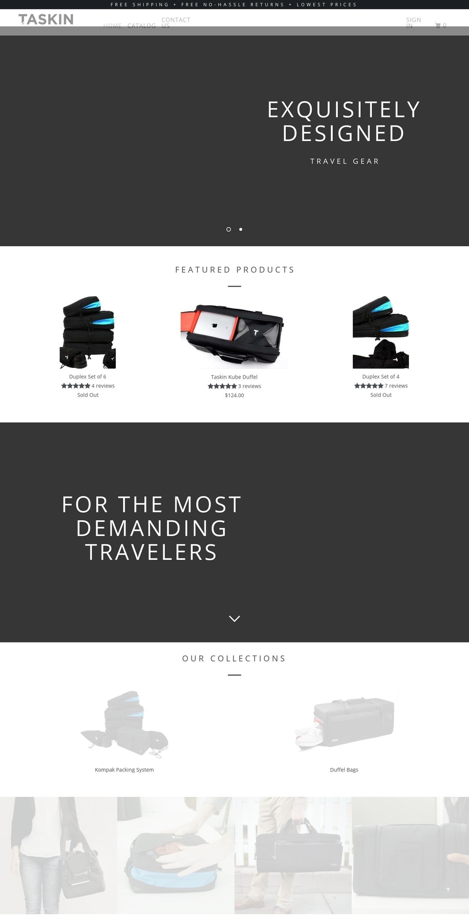 taskinsf.com shopify website screenshot