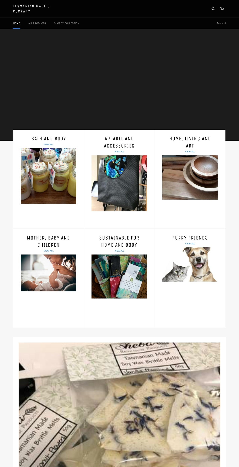 tasmanianmade.com — Shopify storefront screenshot