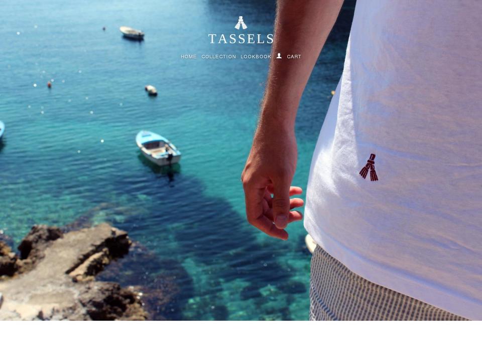 tasselsclothing.com shopify website screenshot