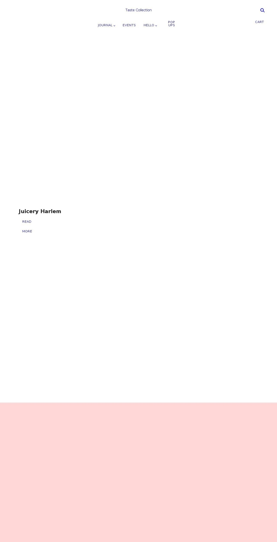 tastecollection.com shopify website screenshot