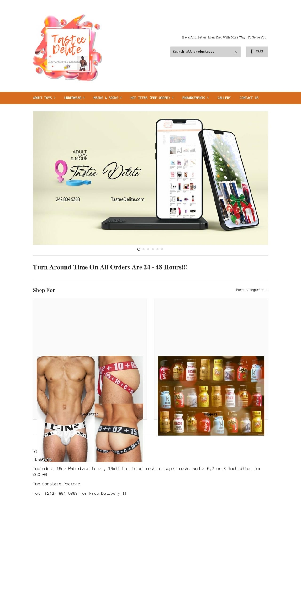 tasteedelite.com shopify website screenshot