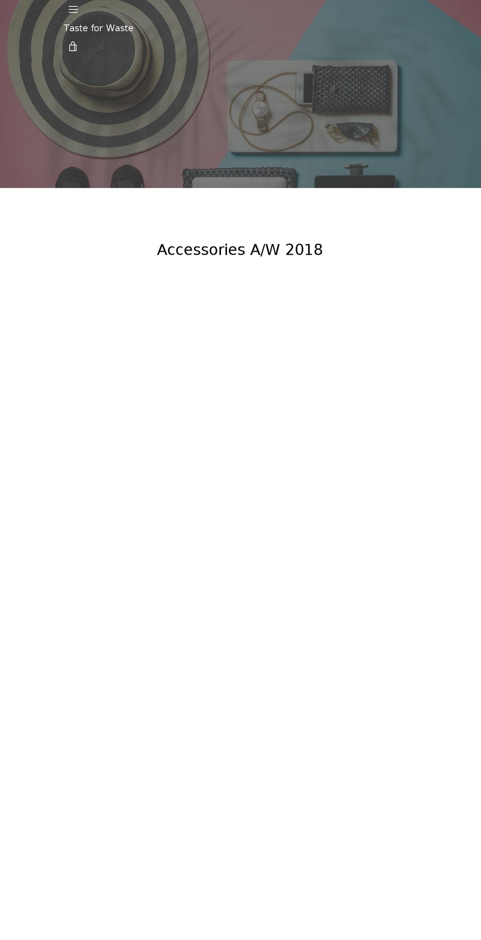 tasteforwaste.com — Shopify storefront screenshot