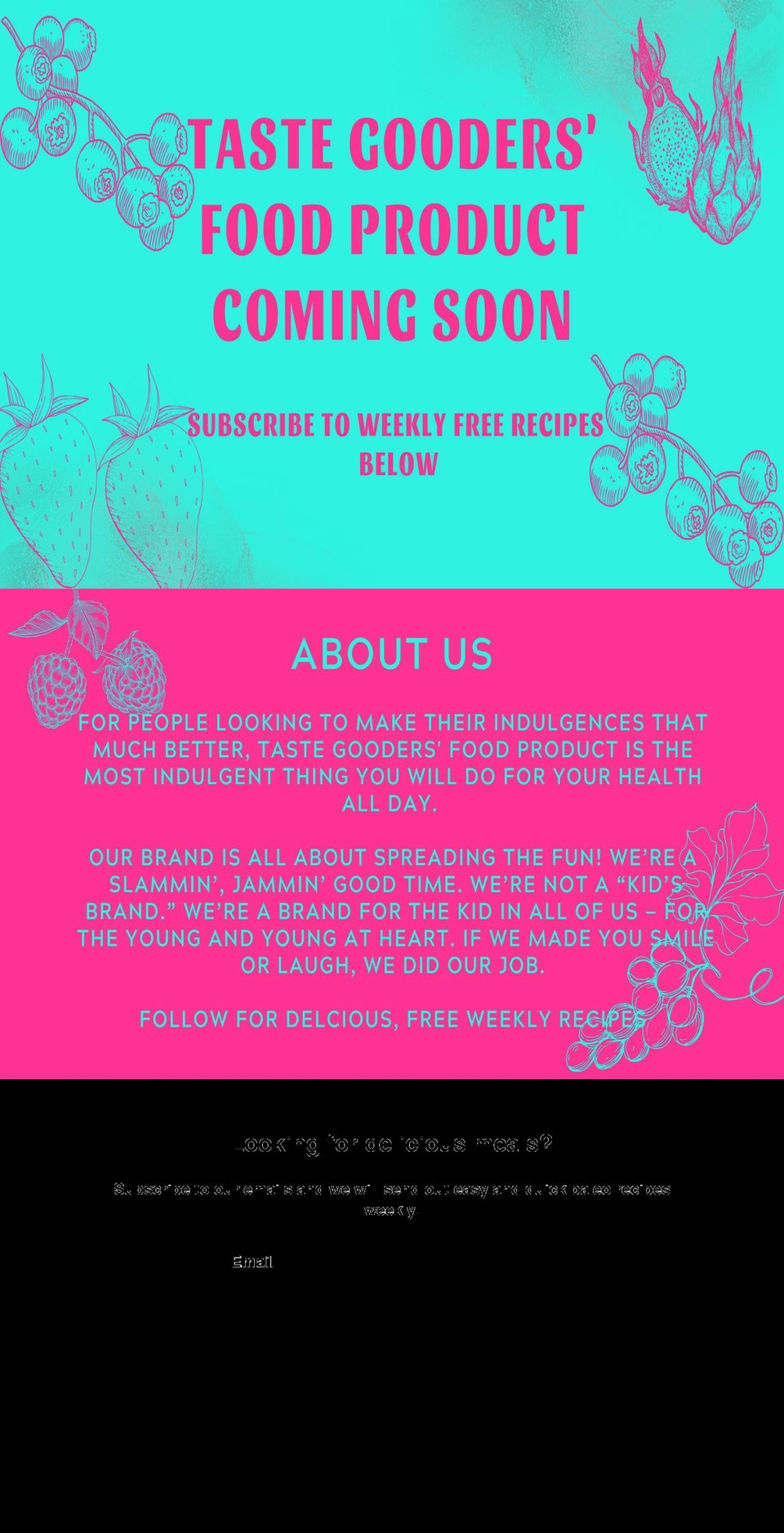 tastegooders.com shopify website screenshot