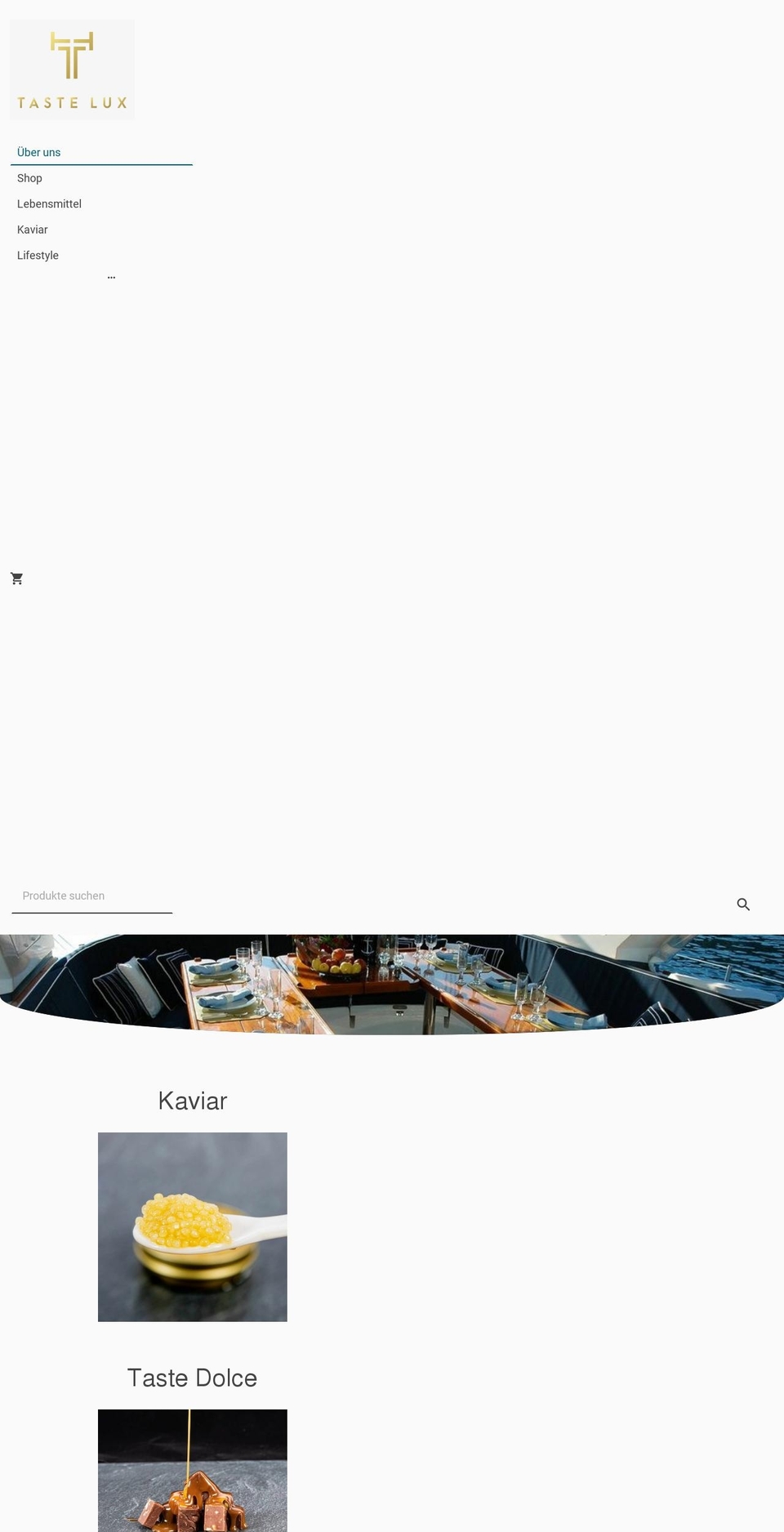 tastelux.com shopify website screenshot