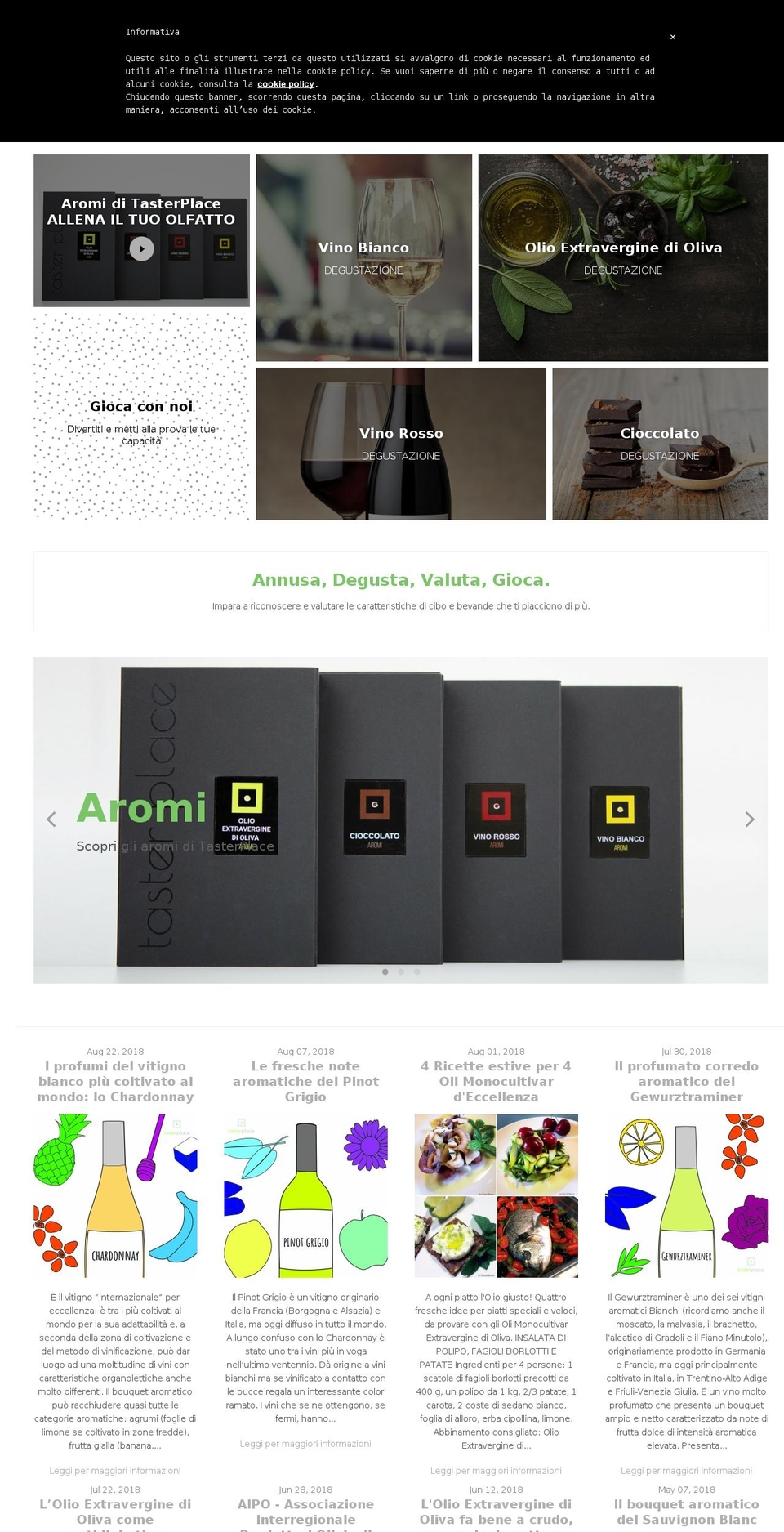 tasterplace.com — Shopify storefront screenshot