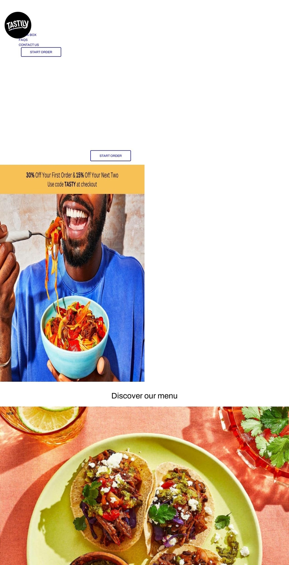 tastily.co.uk shopify website screenshot