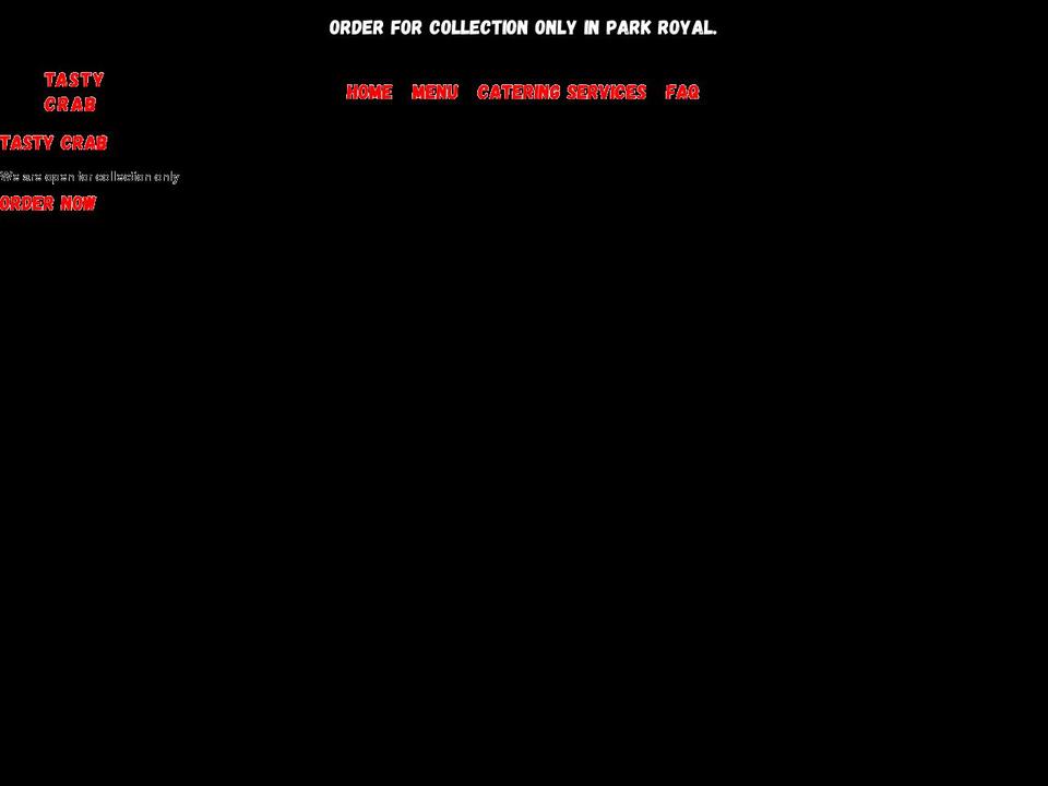 tastycrab.uk shopify website screenshot