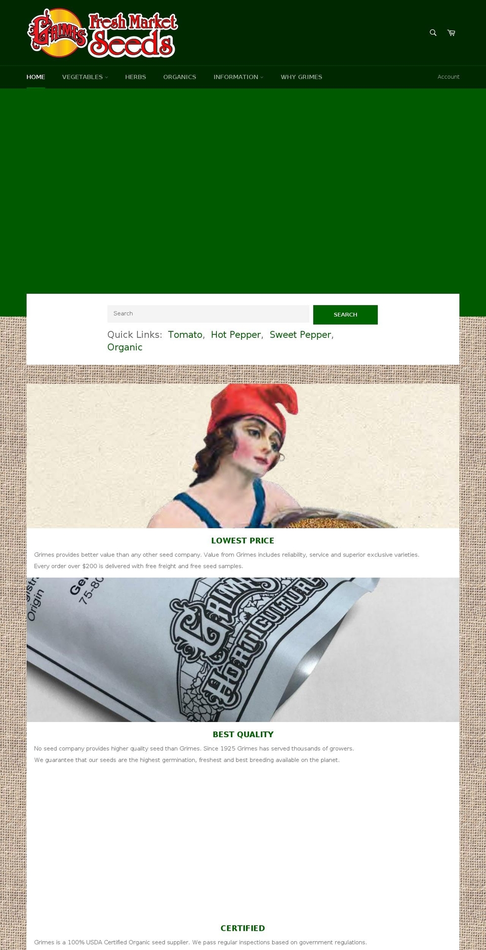 tastyfarmmarkets.com — Shopify storefront screenshot
