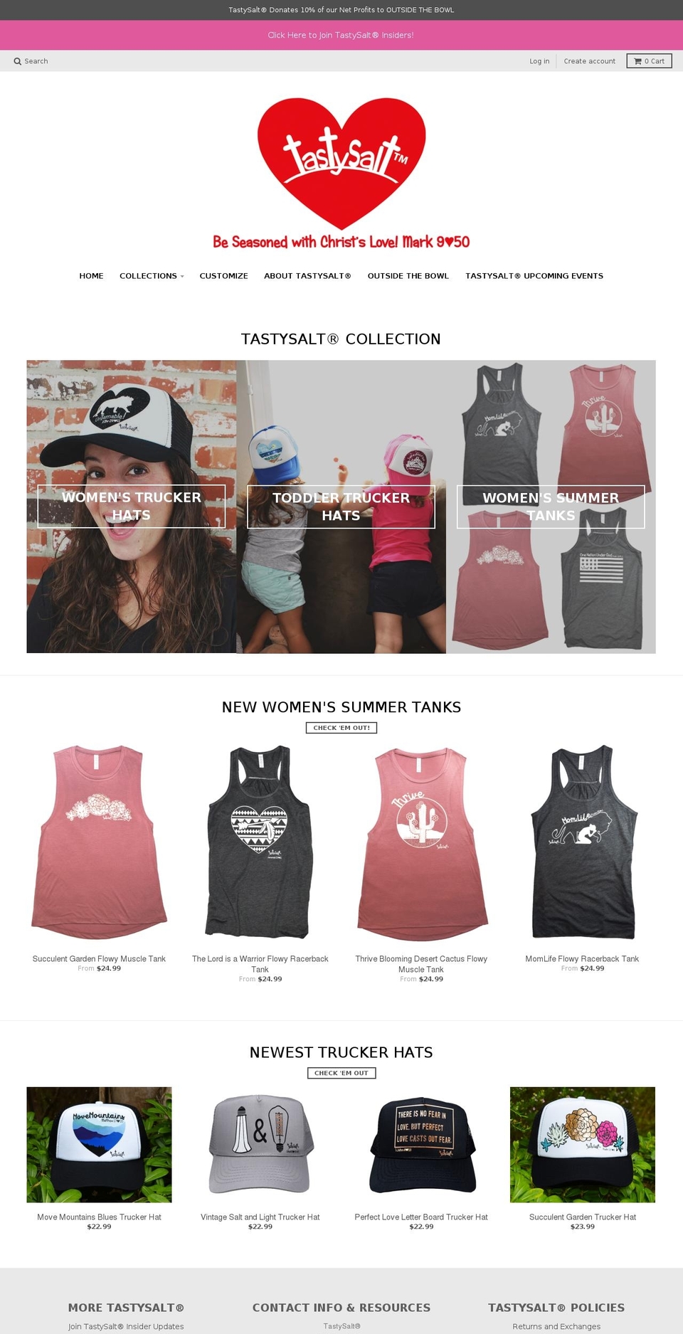 tastysalt.com shopify website screenshot
