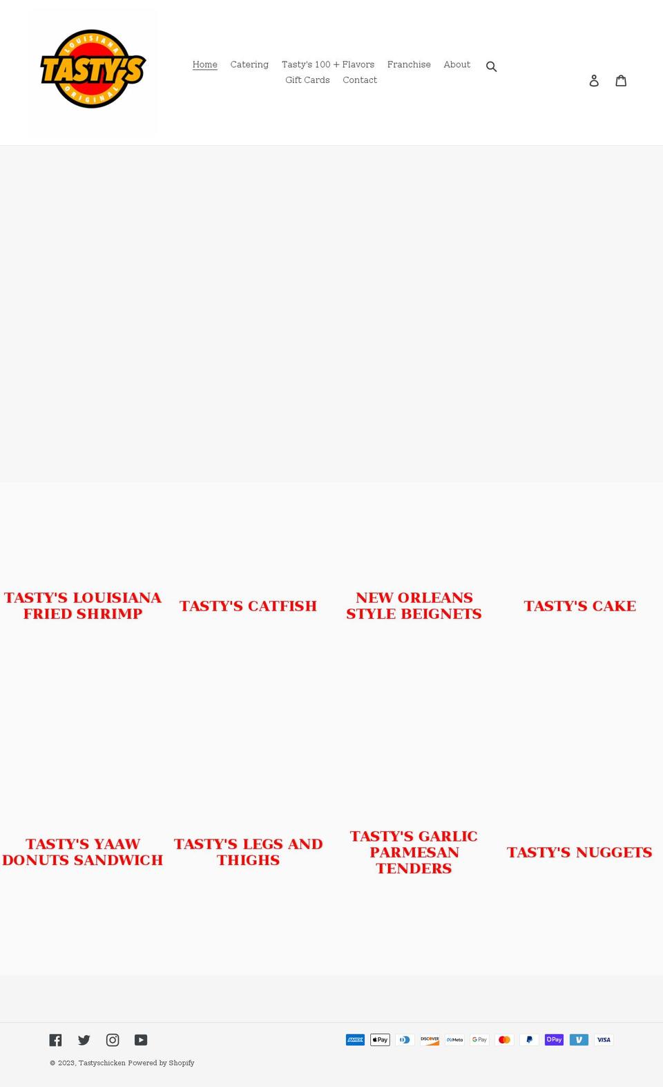 tastyschicken.com shopify website screenshot