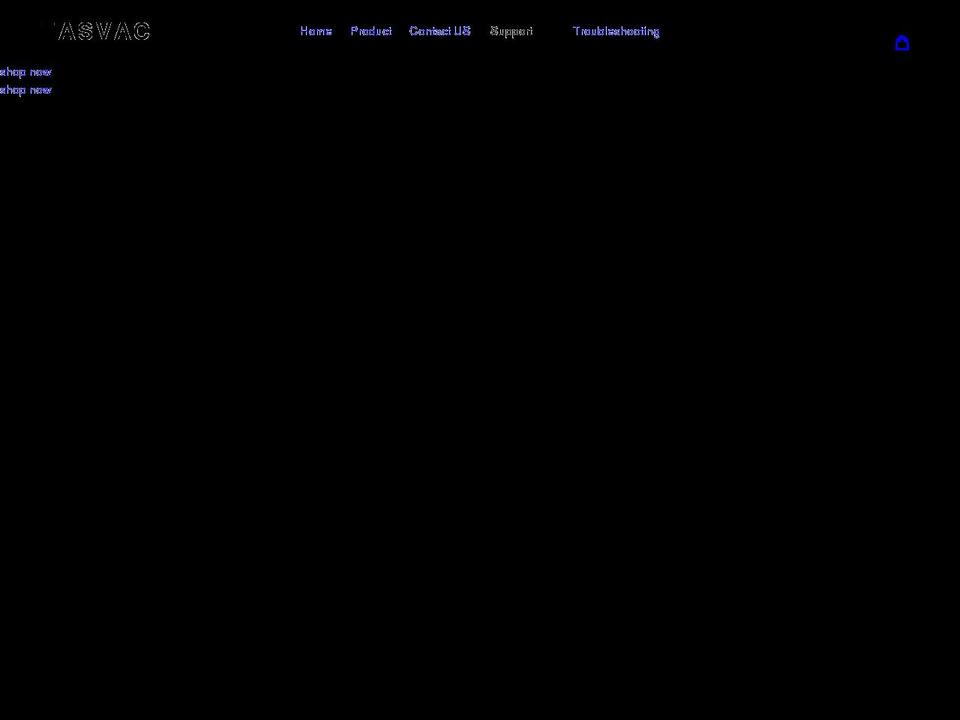 tasvac.com shopify website screenshot
