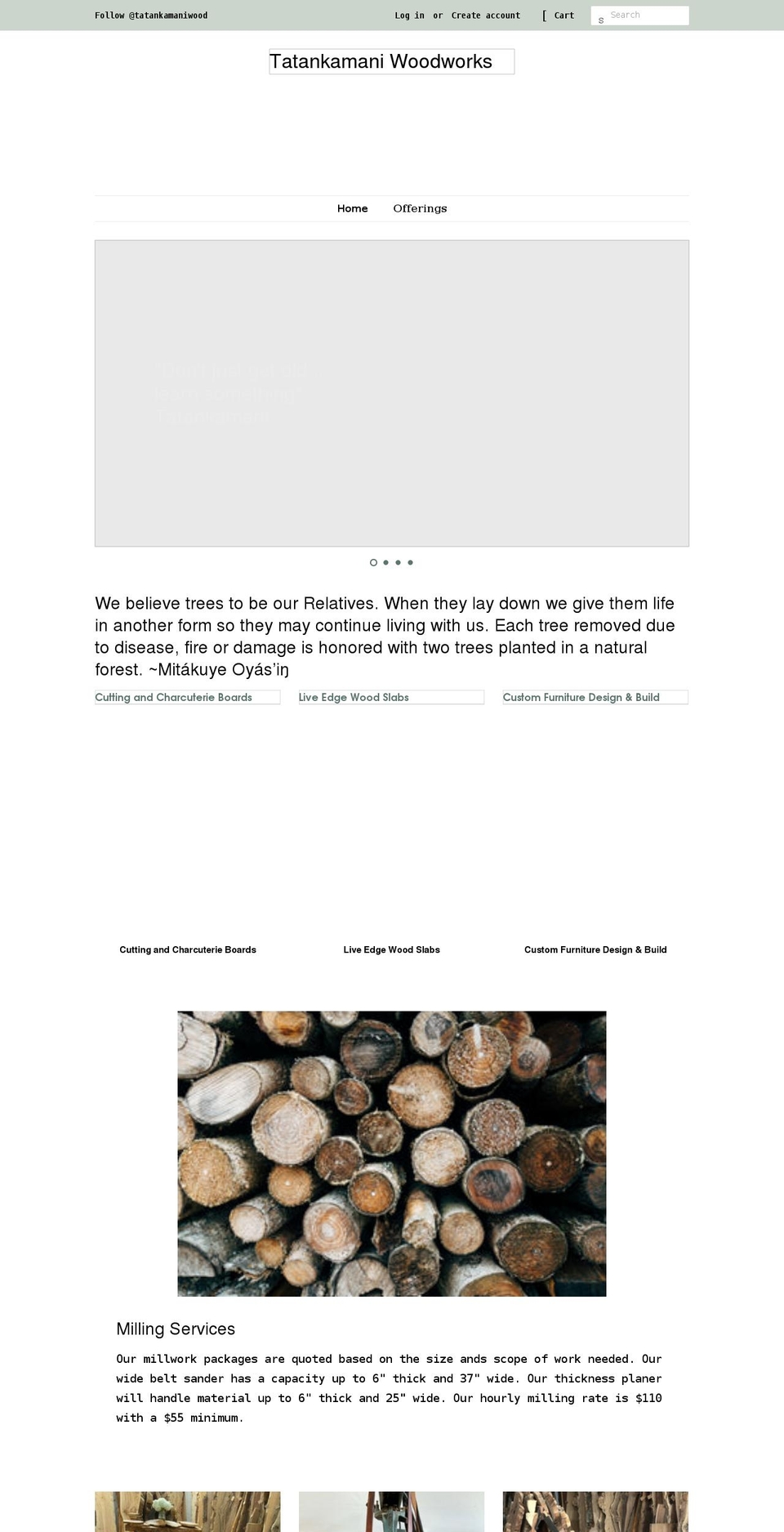 tatankamani.net shopify website screenshot