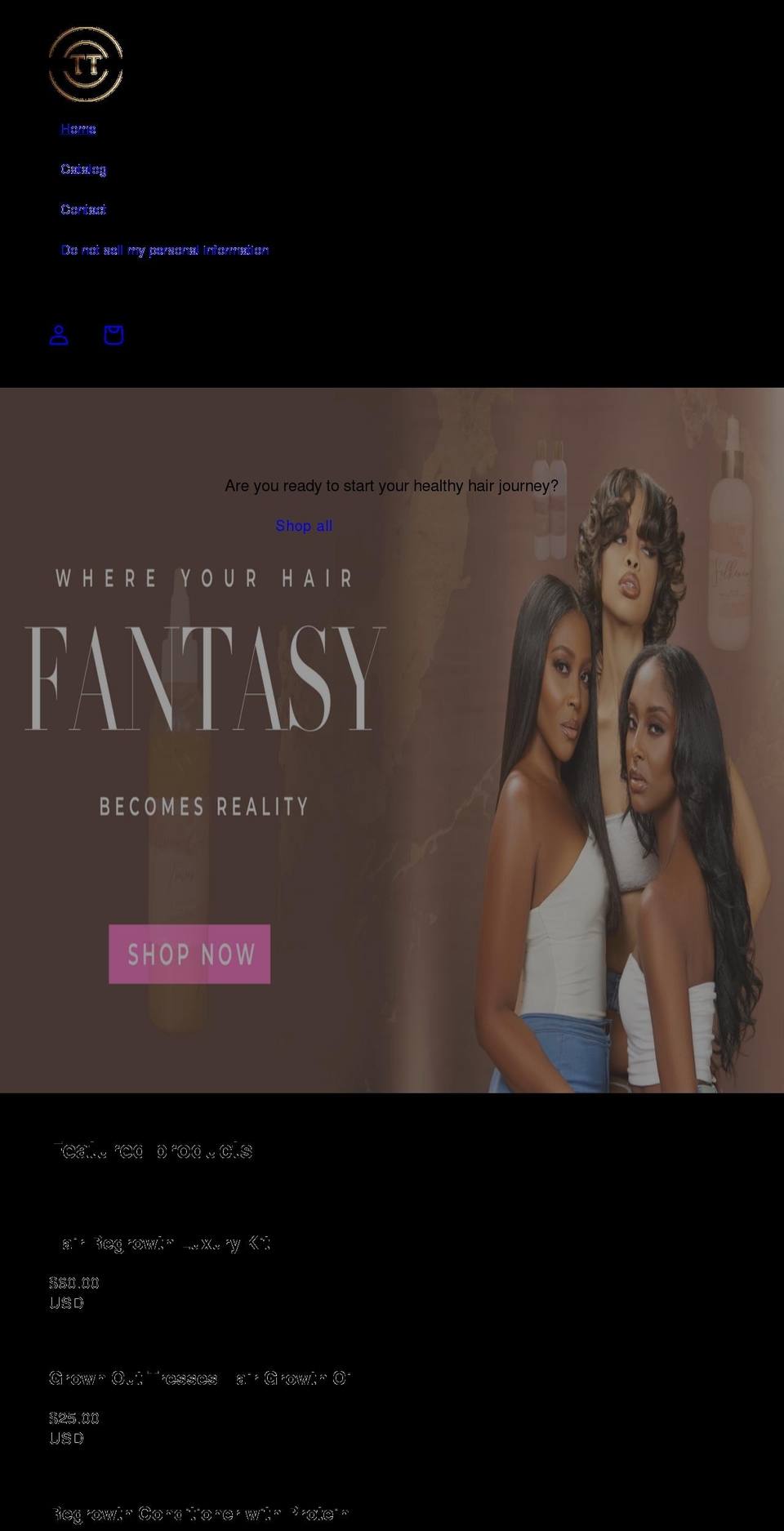 tatistouchexperience.com shopify website screenshot