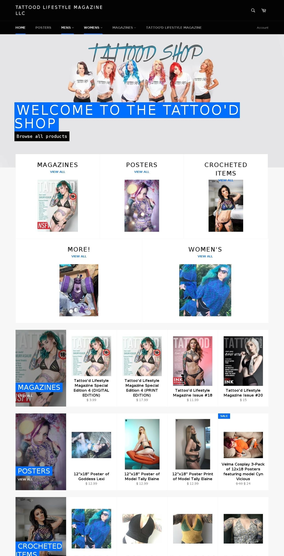 tattoodlifestyle.myshopify.com shopify website screenshot