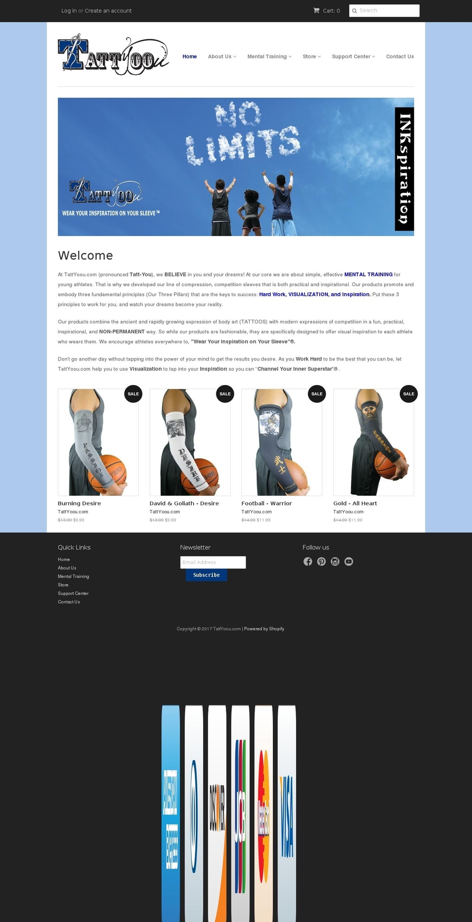 tattyoou.com shopify website screenshot