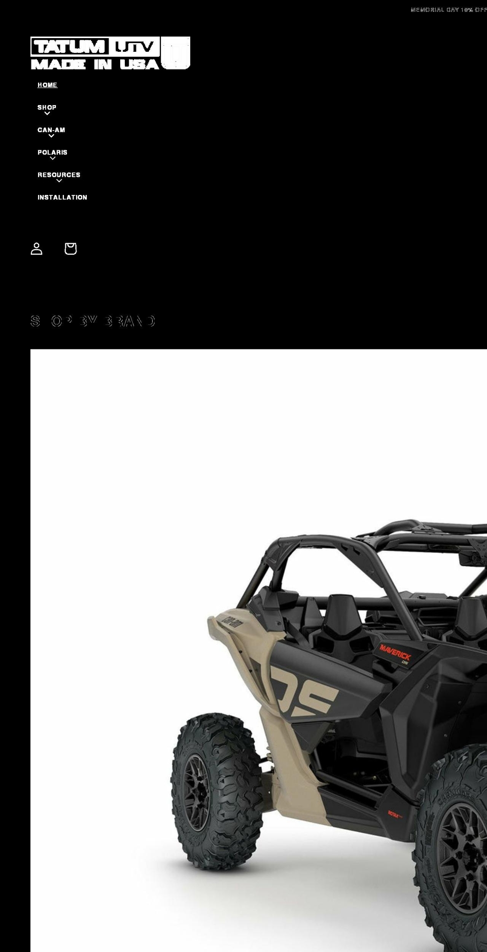 tatumutv.com shopify website screenshot