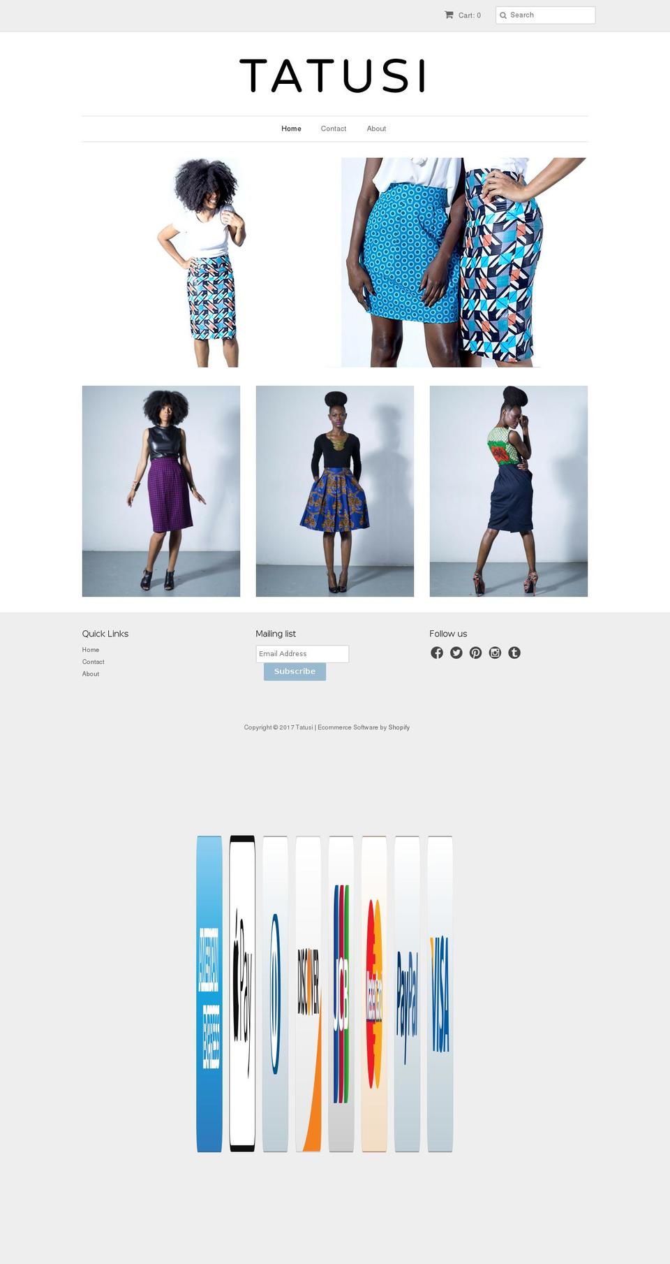 tatusi.com shopify website screenshot