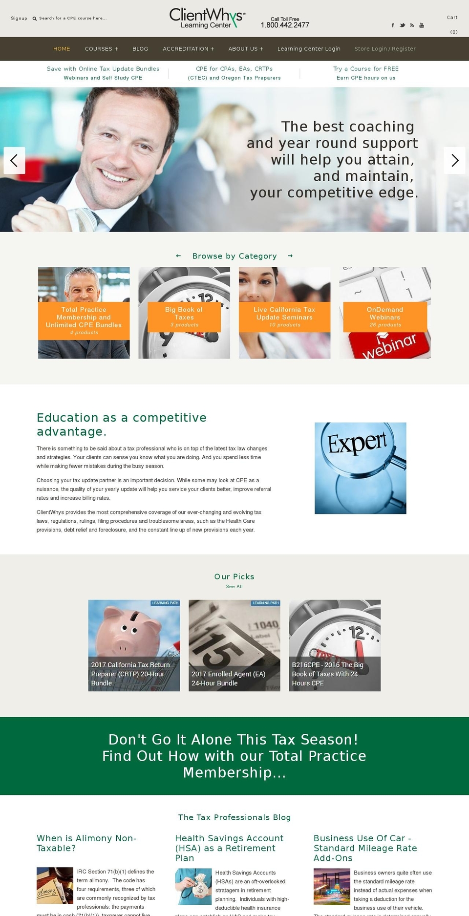 Simple Shopify theme site example taxcpe.com