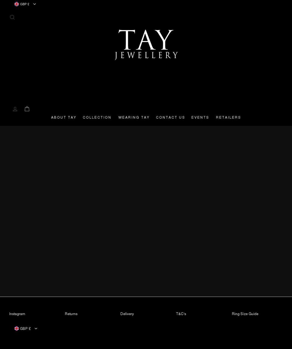 tayjewellery.com shopify website screenshot