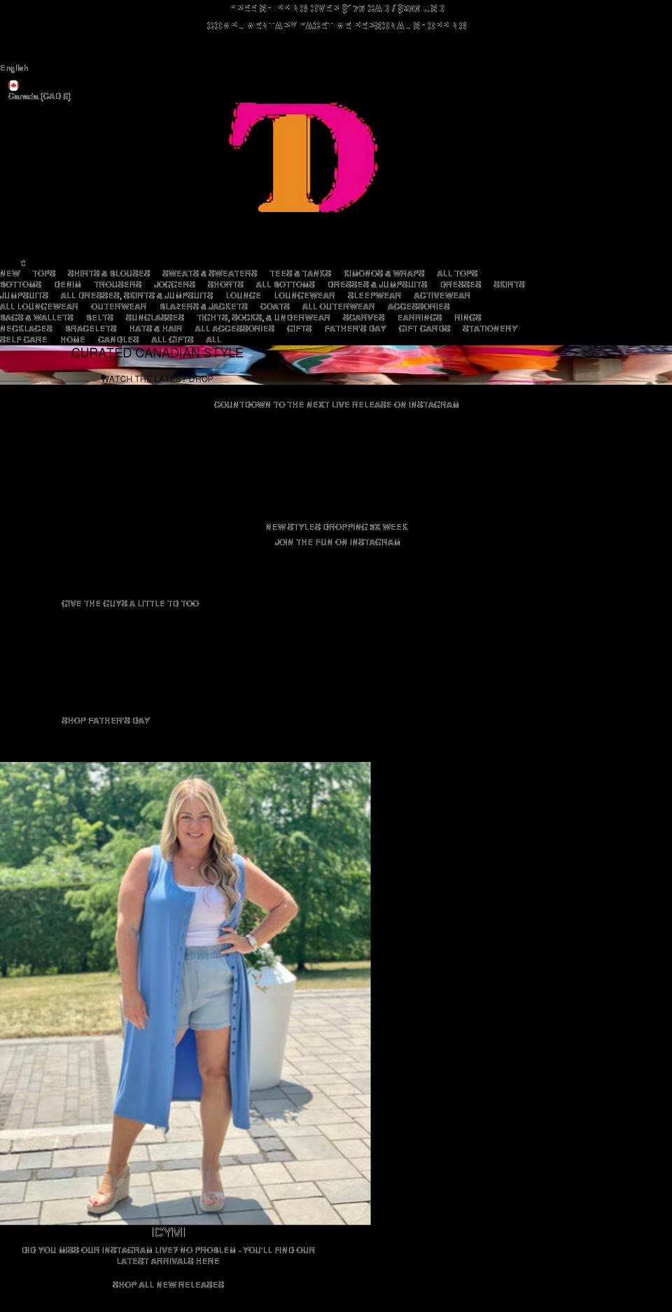 taylor-danielle.com shopify website screenshot