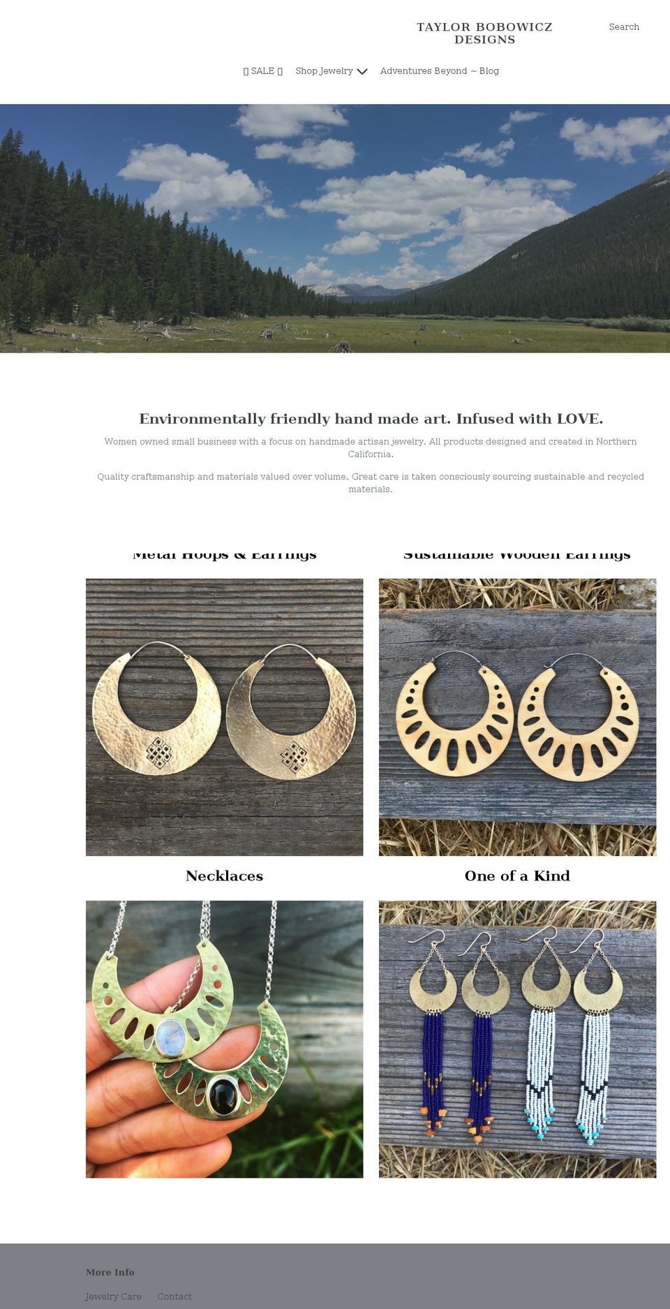 taylorbobowicz.com shopify website screenshot