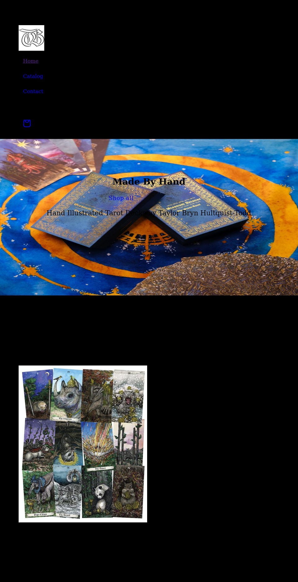 taylorbryn.com shopify website screenshot