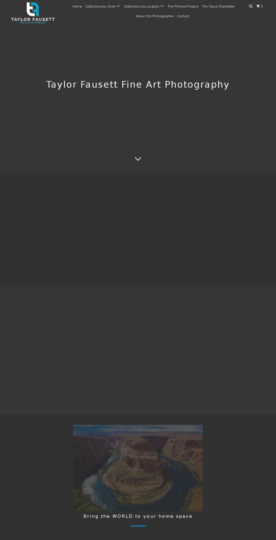 taylorfausett.com shopify website screenshot