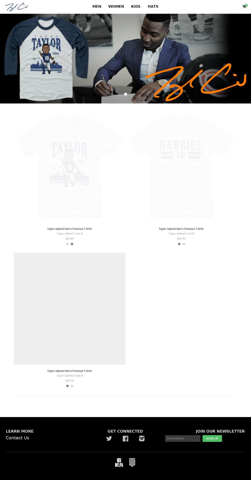 storefront-theme-- Shopify theme site example taylorgabriel18.com