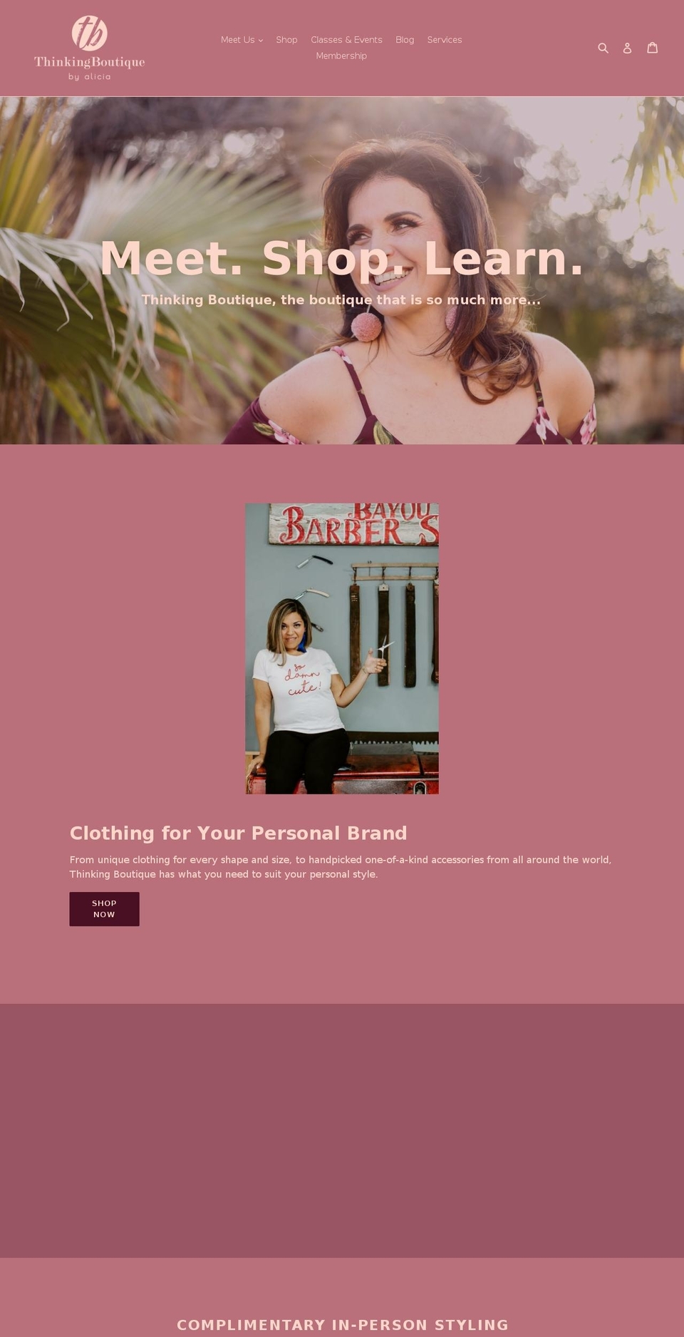 tbbyalicia.com — Shopify storefront screenshot