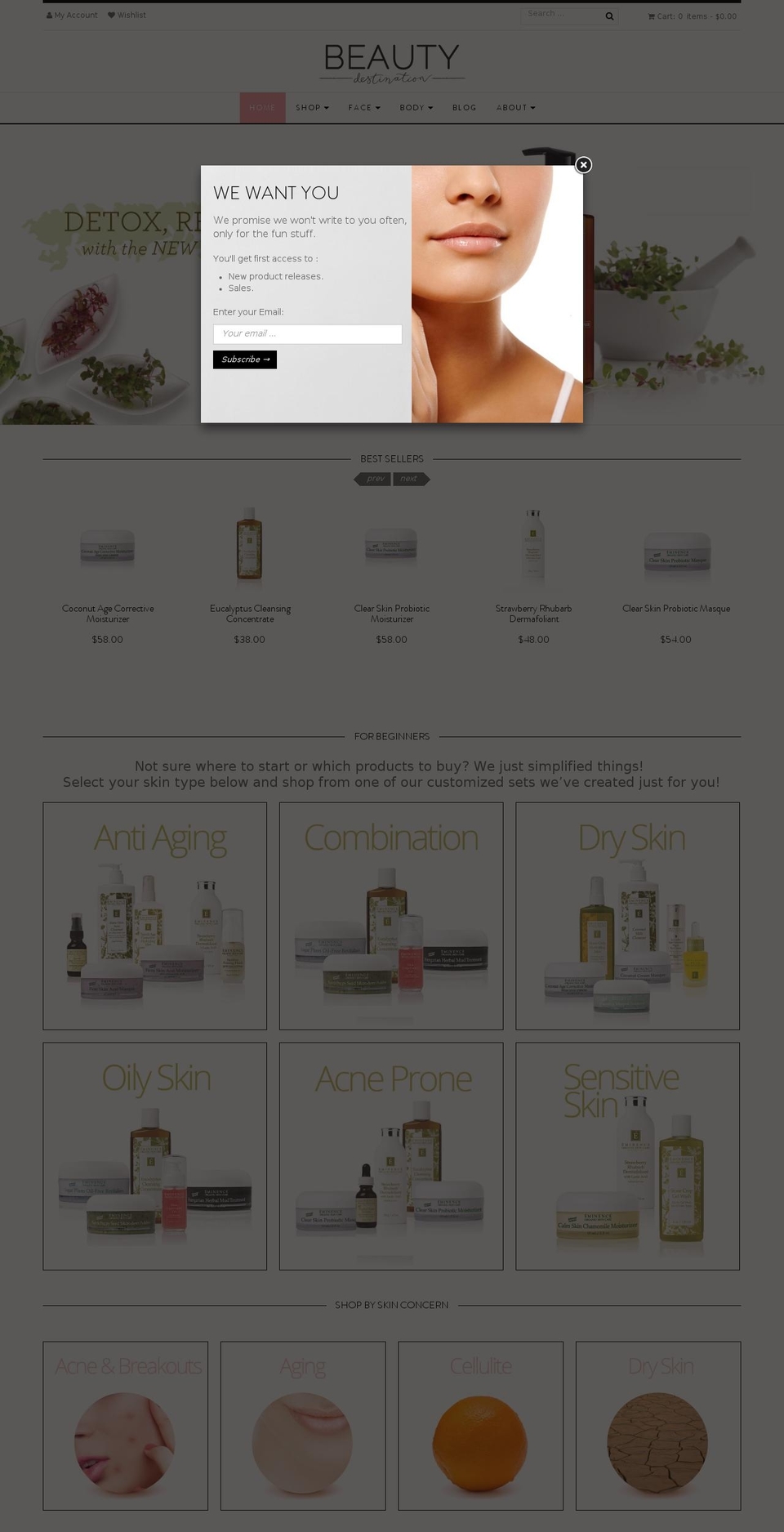 tbdestination.com shopify website screenshot