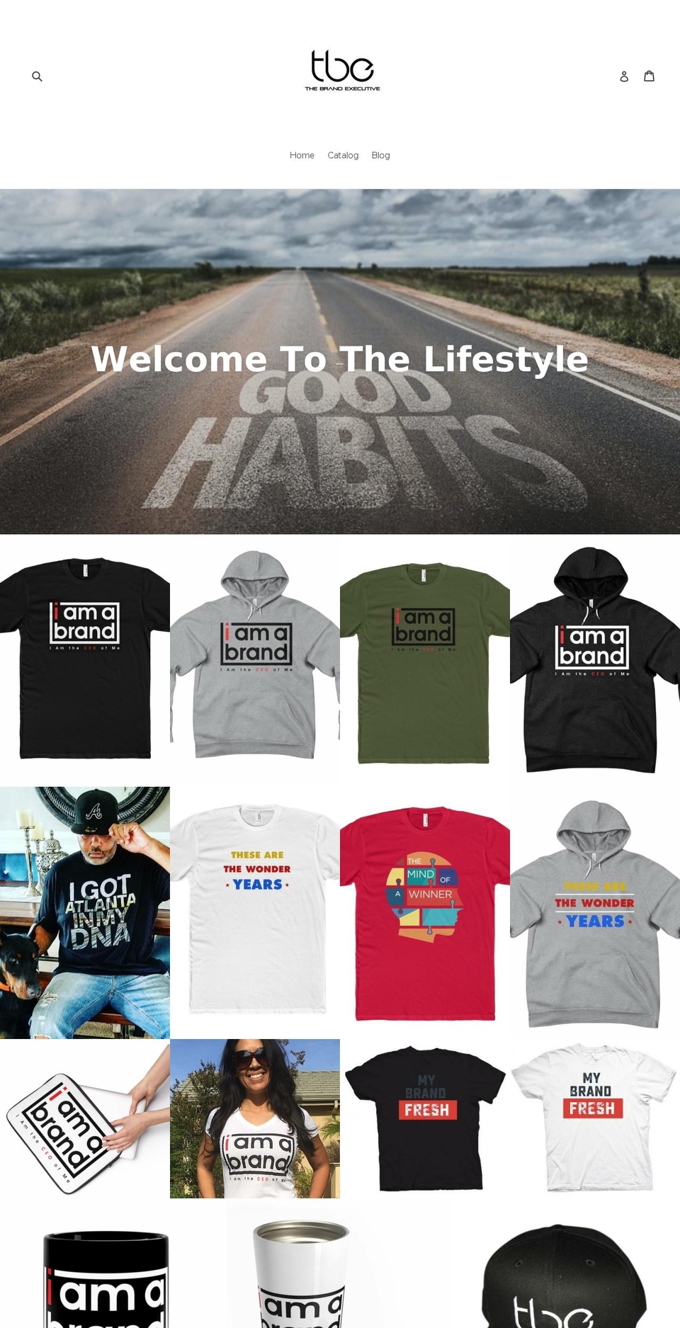 tbelifestyle.com shopify website screenshot