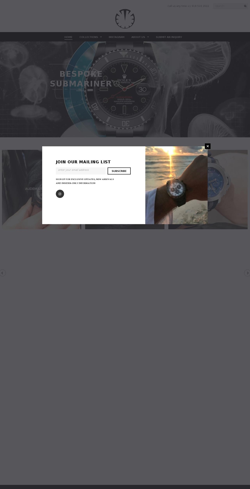 tblack.com shopify website screenshot